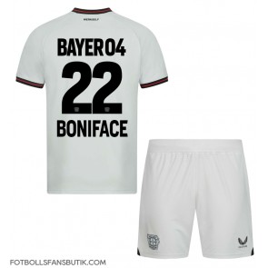 Bayer Leverkusen Victor Boniface #22 Replika Bortatröja Barn 2023-24 Kortärmad (+ Korta byxor)